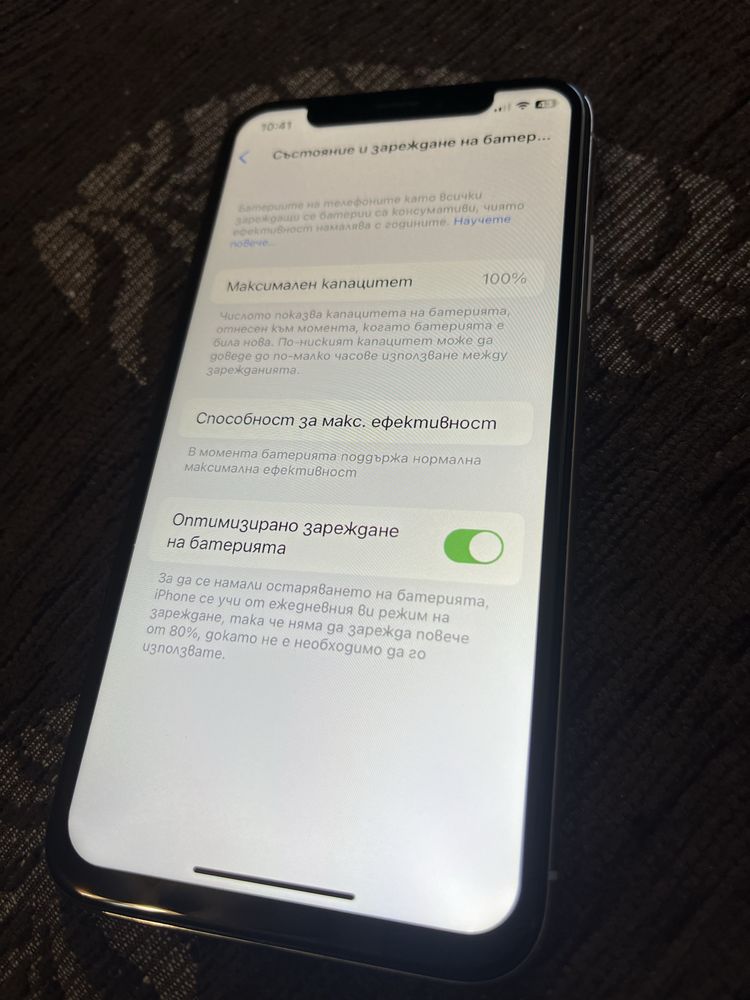 Iphone X white 64gb 4gb ram