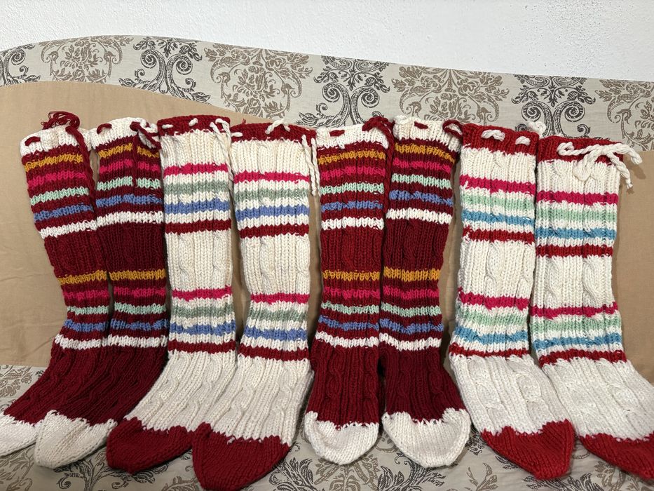Ръчно изплетени вълнени чорапи за народна носия,фестивали,традиции