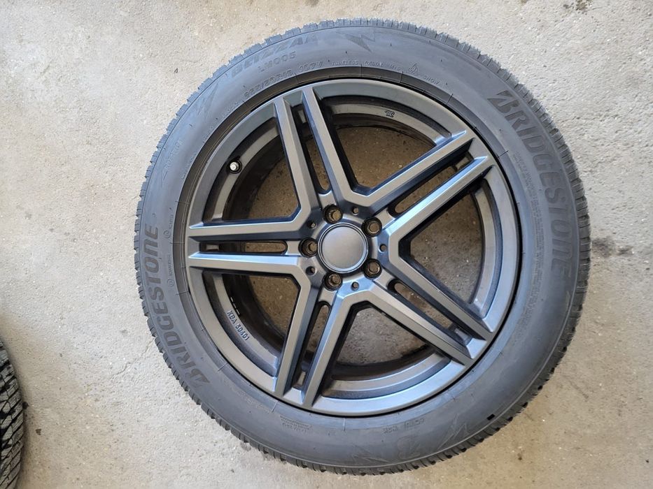 Jante + gume 255 50 r19 mercedes de iarna m+s