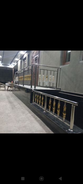 Нержавейка перила усталари хизматингизда