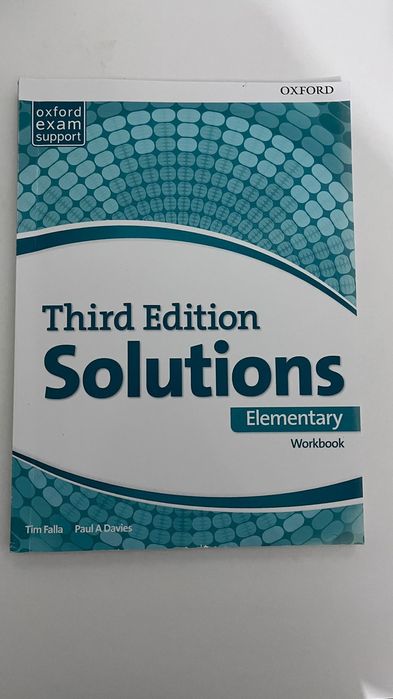 Work book Solutions Elementary книга для обучения английского