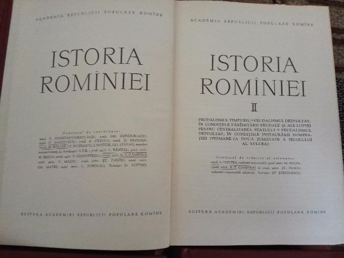 Istoria Romaniei 4 VOL