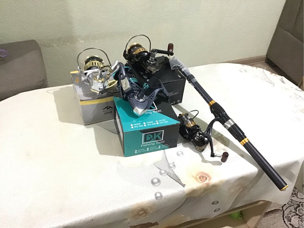 Катушки и удочки производство китай город Нимбо