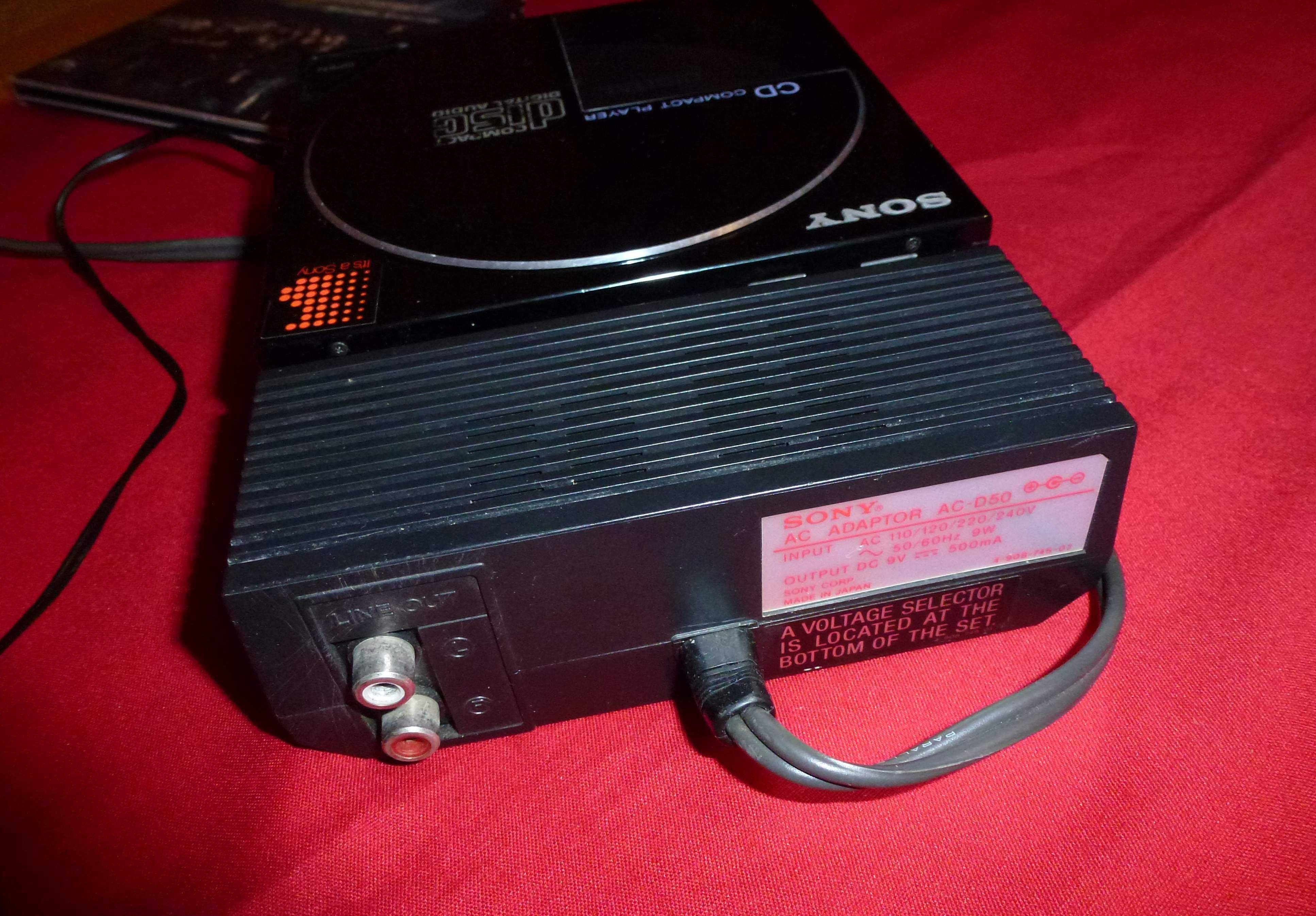 Първият в света Discman Sony D50 compact CD player 1984