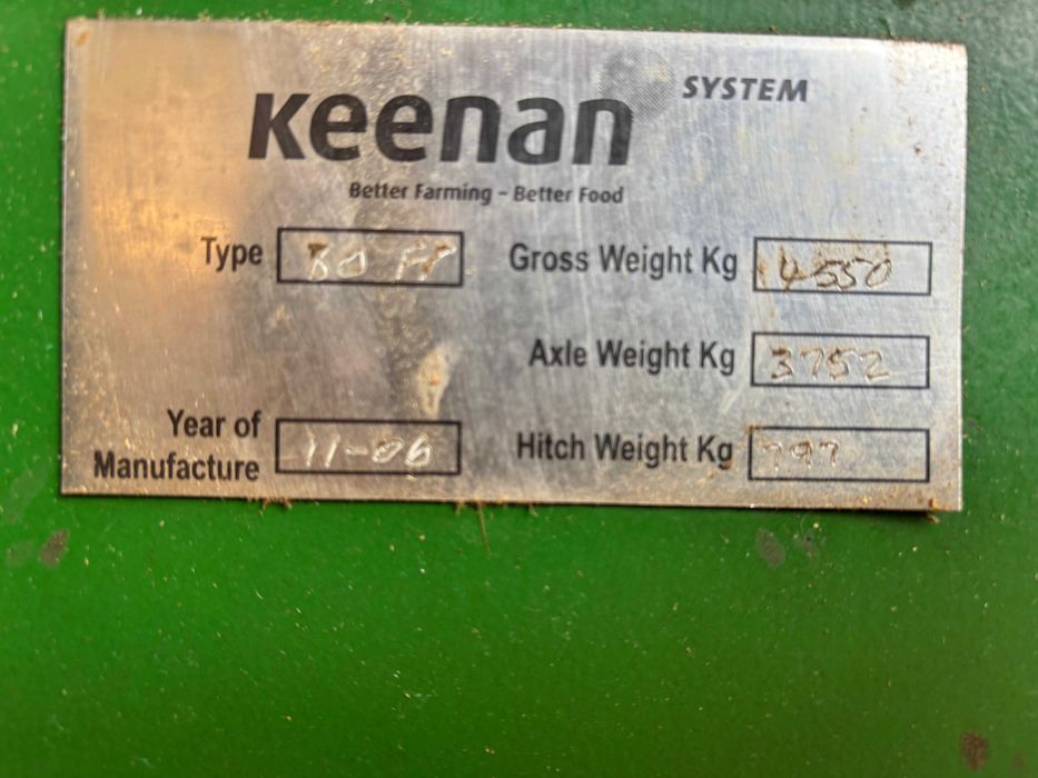 Remorca technologica Keenan 80 FP