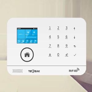 TECPEAK комплект GSM/WiFi охранителна система,сирена/сензор за дв-е