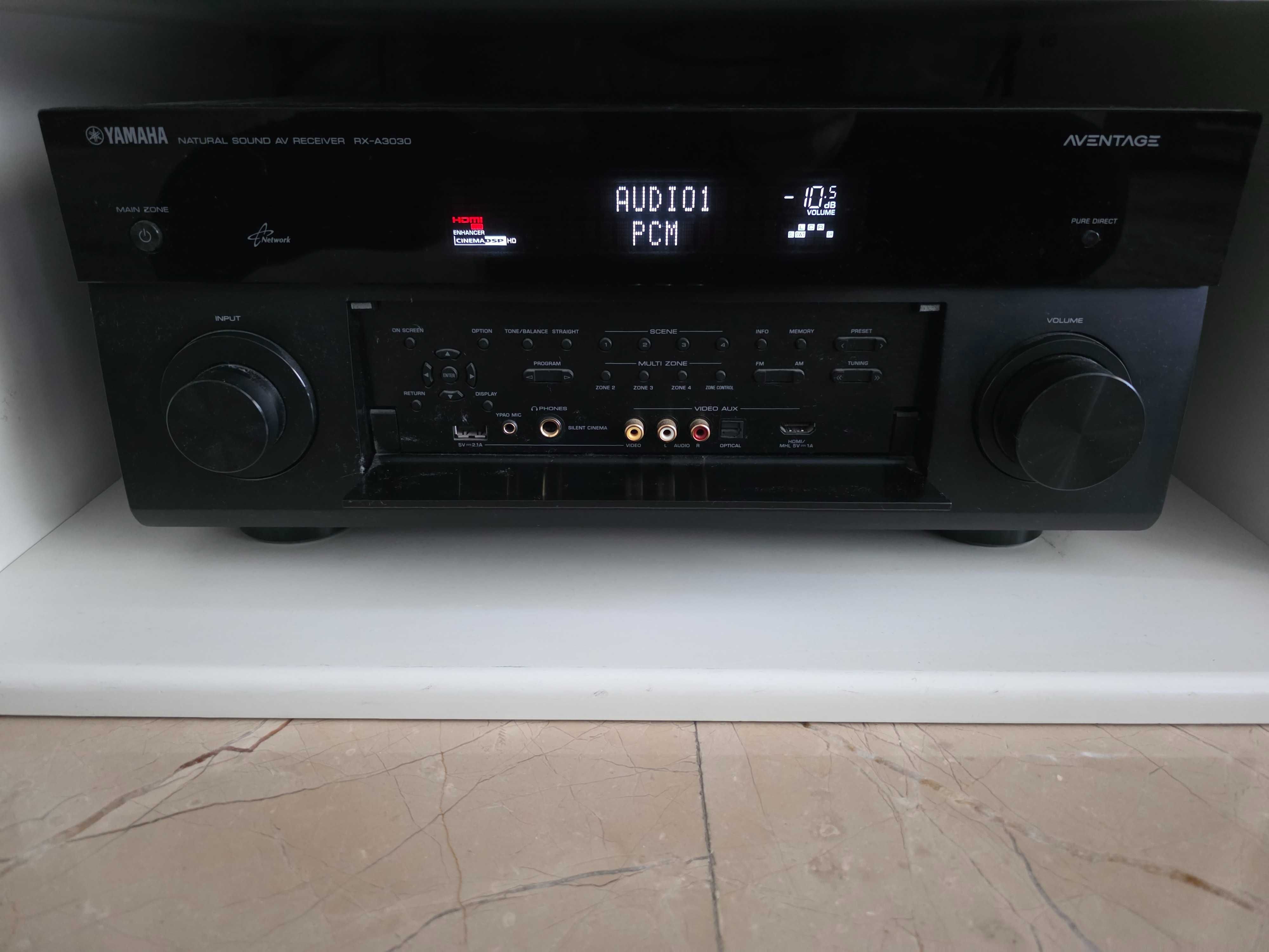 AV Receiver Yamaha RX-A3030 High-End – 9.2 canale, 150W/ch