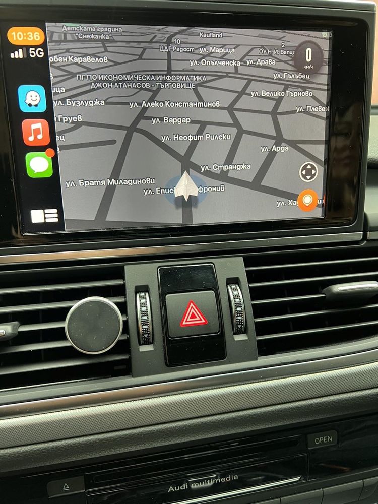 Активиране на Audi CarPlay