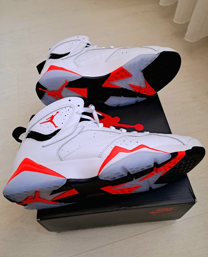 Jordan retro 7 White Infrared 44 air force