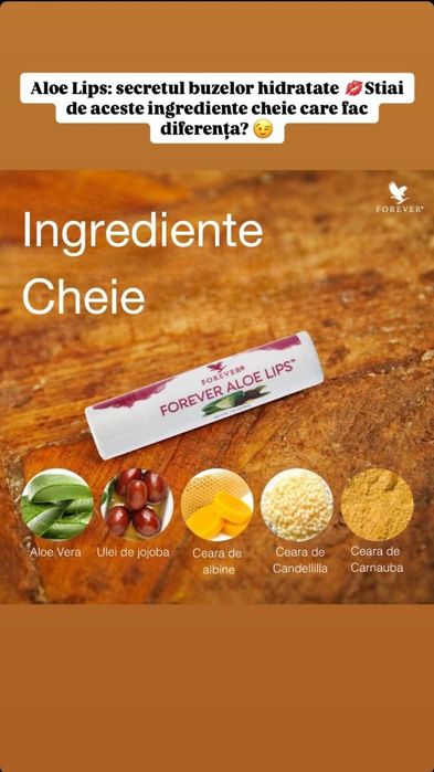 Lips de buze cu aloe vera