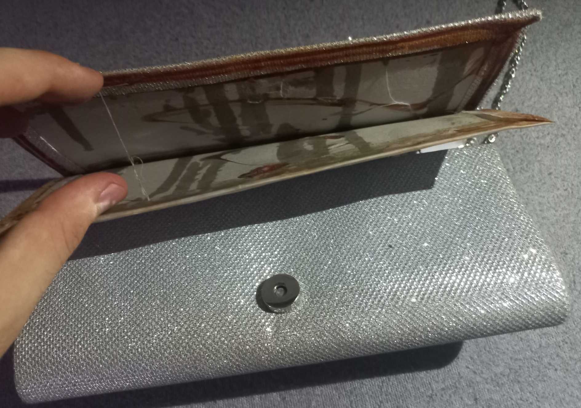 Michael Kors Wallet/portofel argintiu/silver cu lant pentru dame/femei