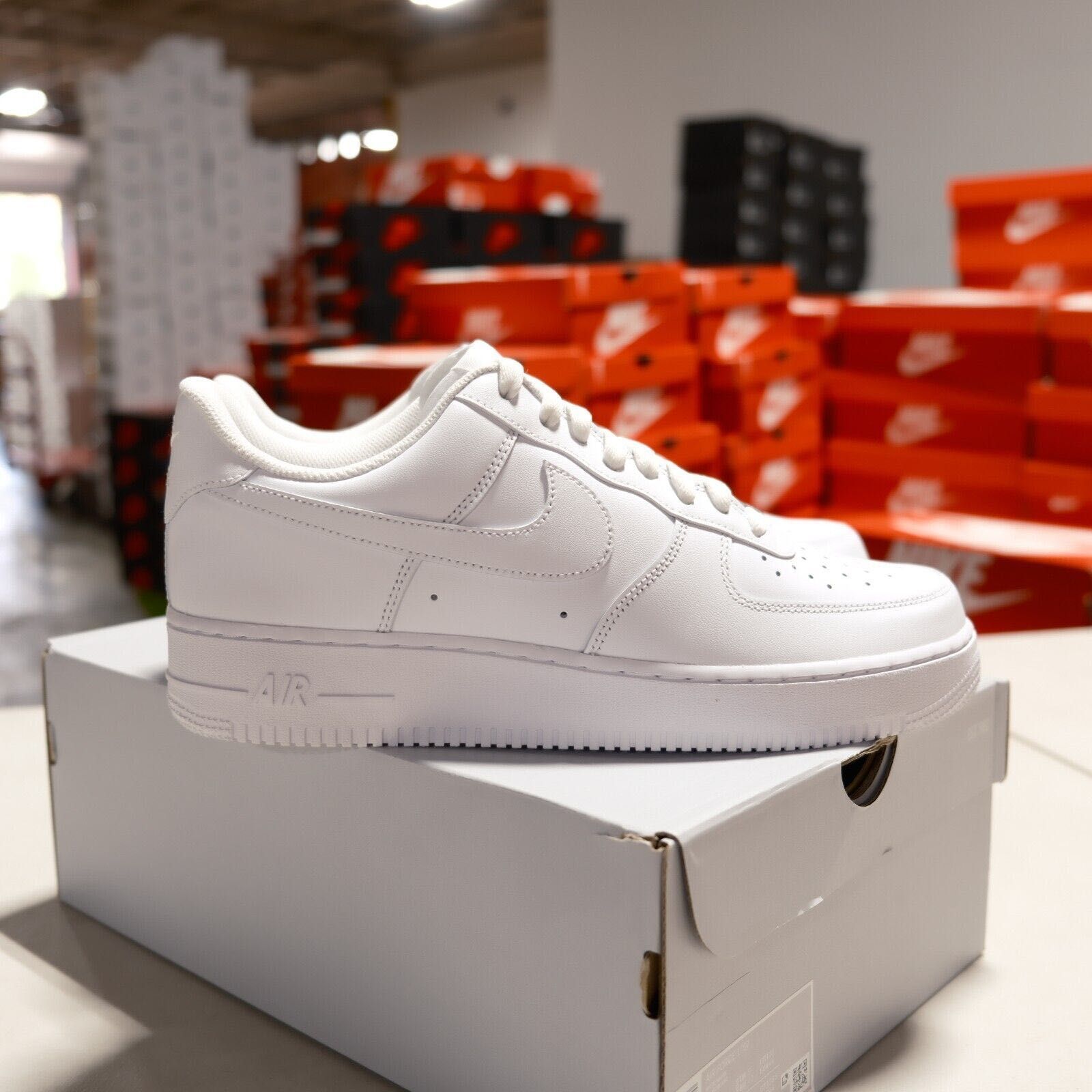 Nike Air Force 1 Triple White Adidasi Sneakers Unisex - REDUCERE