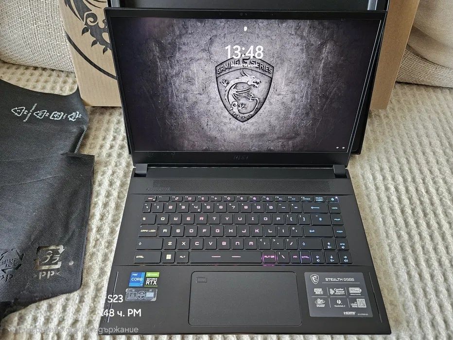 Нов лаптоп MSI Stealth GS66 12UGS