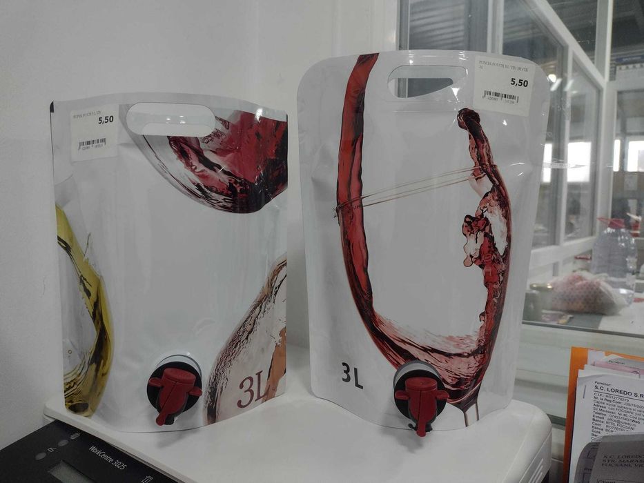Pungi Bag-in-Box pentru imbuteliat suc natural si vin