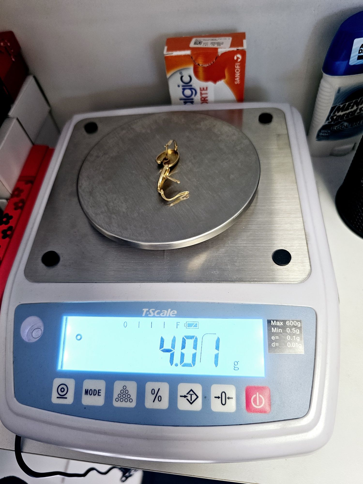 Vand cercei din aur 18 k 4.01 g