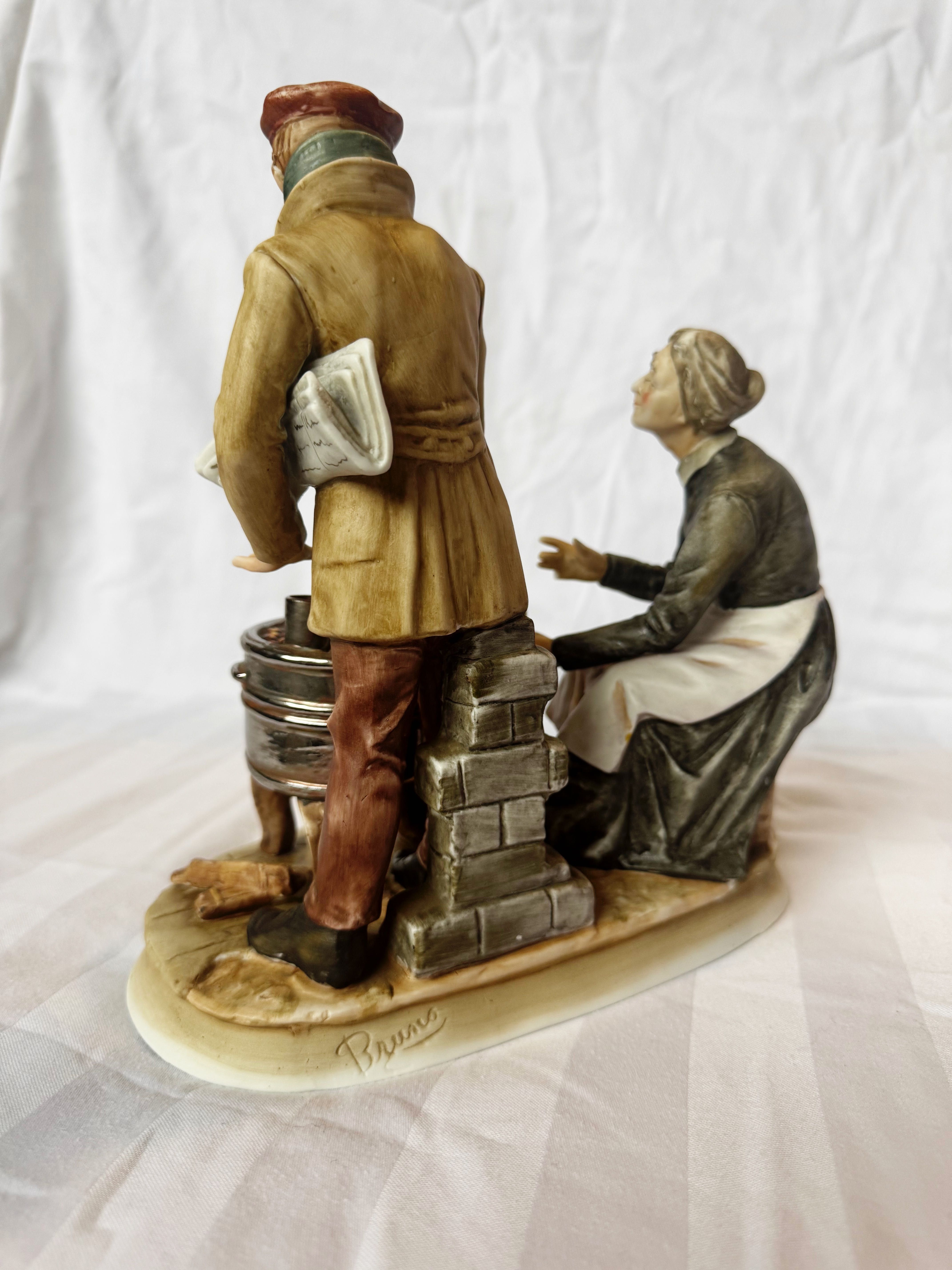 Порцеланова фигура Capodimonte на Бруно Мерли 1950-1970 - 44/59
