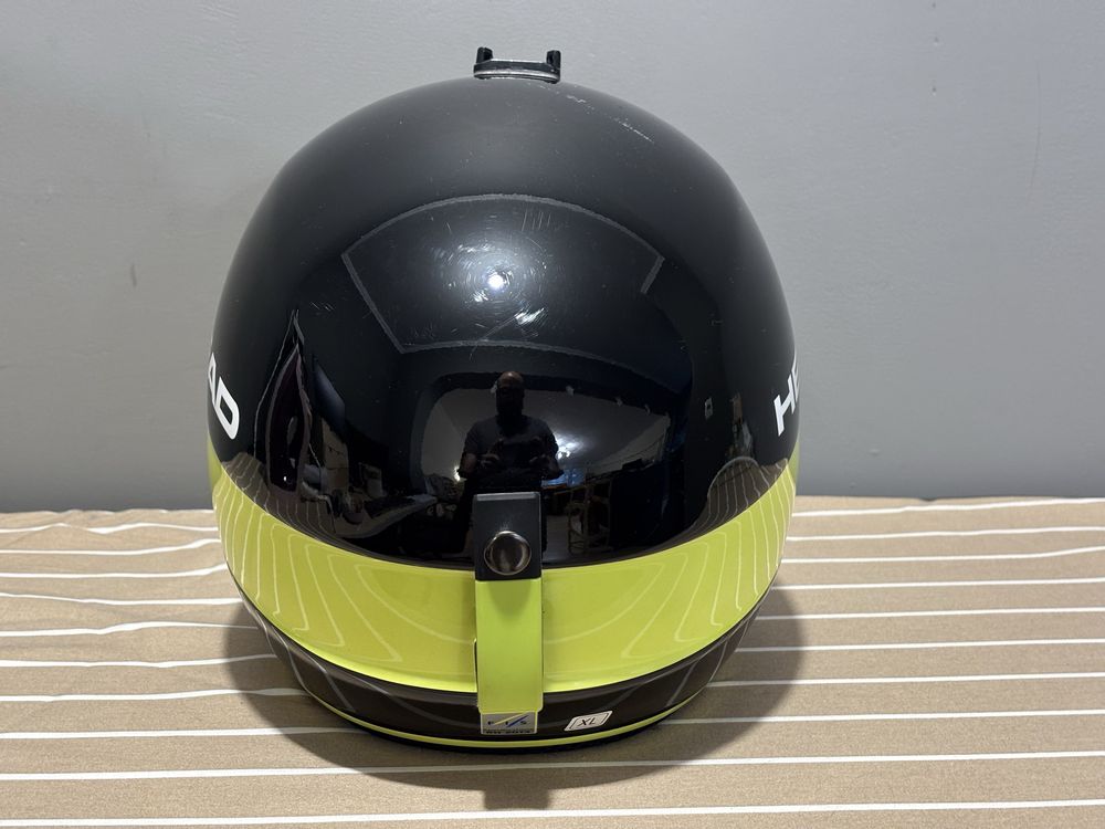 HEAD ски каска STIVOT Race Carbon Black/Lime XL