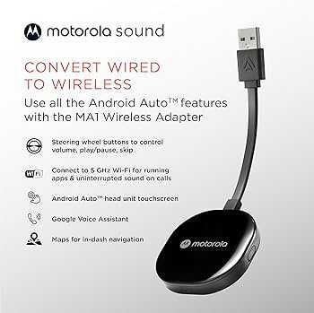 Motorola MA1 adaptor wireless android