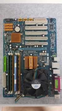 Placa de baza Gigabyte GA-P43-ES3G + procesor Intel + 8Gb RAM