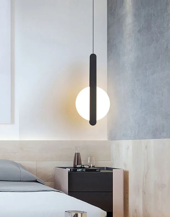 Минималистична лампа висяща лед 2бр - ново