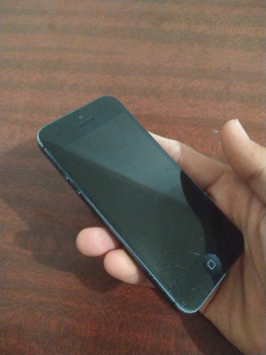 iPhone 5, Slate Black.