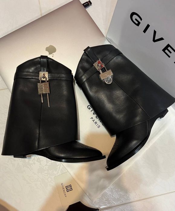 Ботуши Givenchy кожени пролет/есен