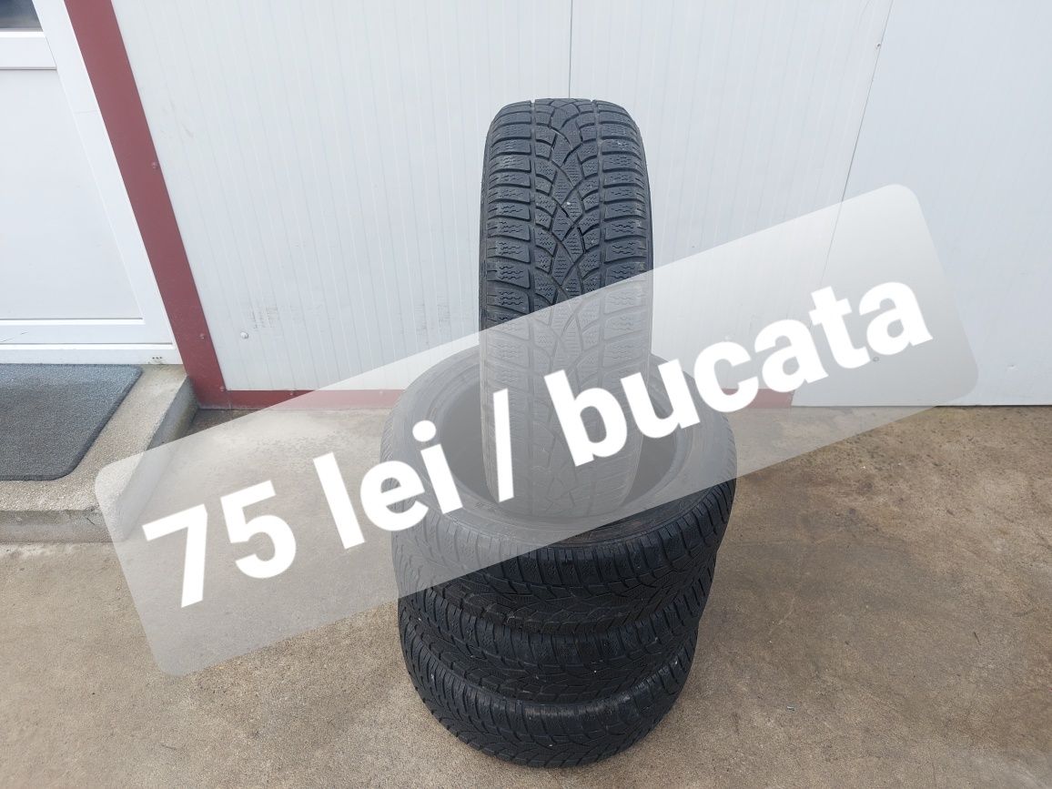 75 lei bucata! Set anvelope M+S 195 55 16 Dunlop