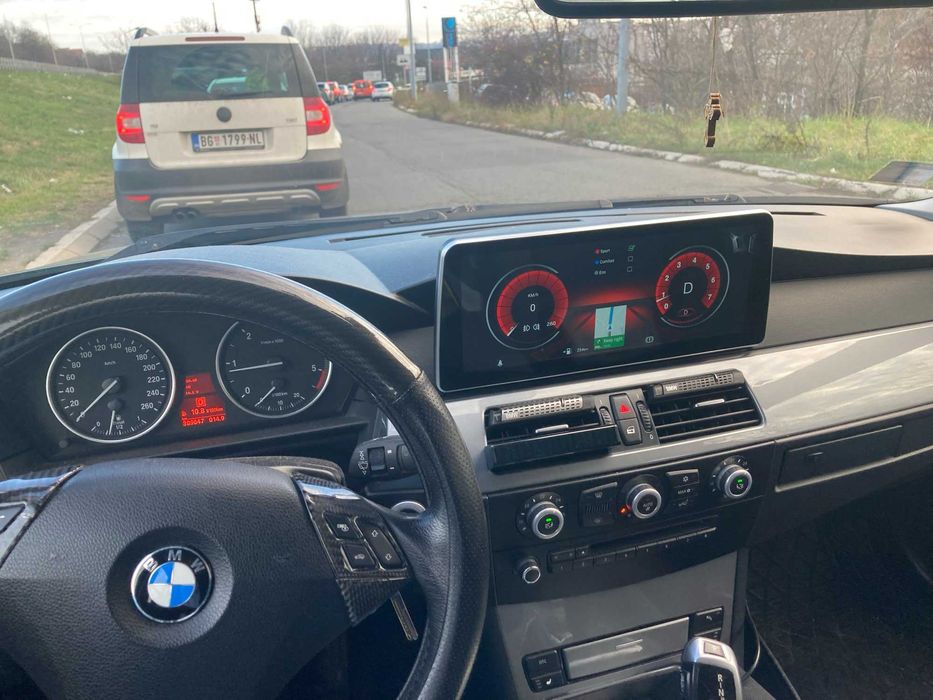 Navigatie BMW Seria 5 E60 E61 cu Ecran 12.3 inch QLED Bluray Full HD