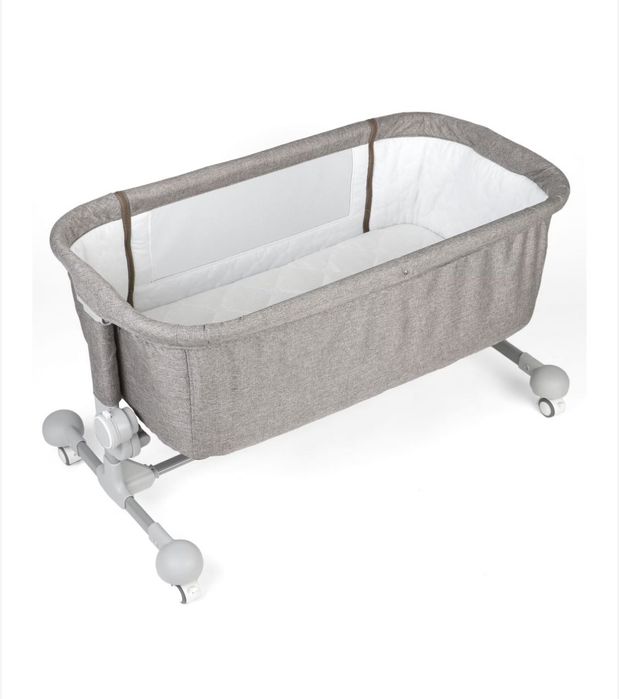 Бебешко легло 2in1 co-sleeper Wunderkid - Sweet Dreams, сив