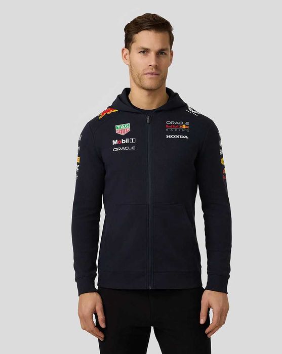 Red Bull Racing Team Full Zip Hoodie - Оригинално мъжко горнище