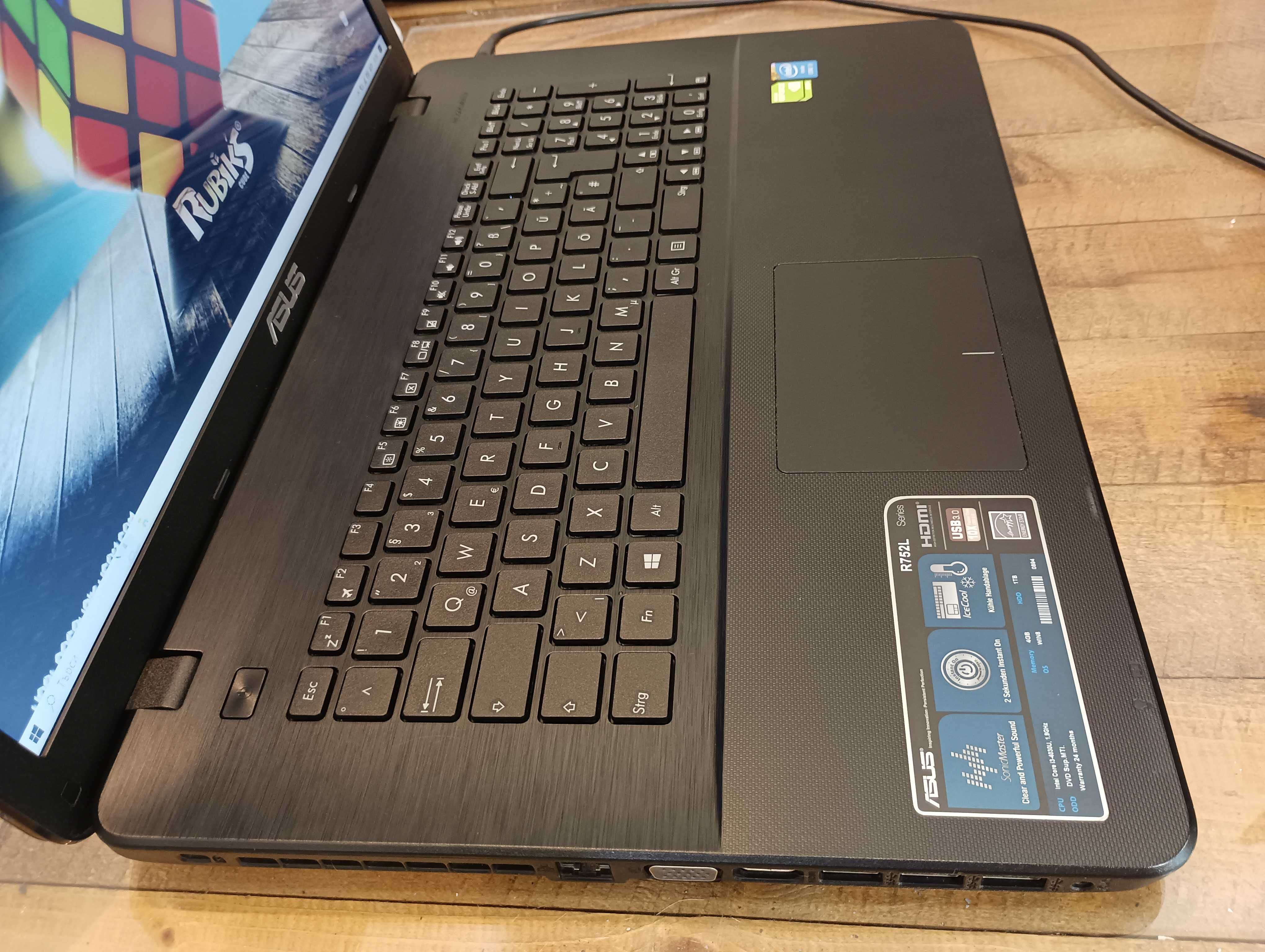 Лаптоп Asus R752L - i3 4030U 2GB Видео