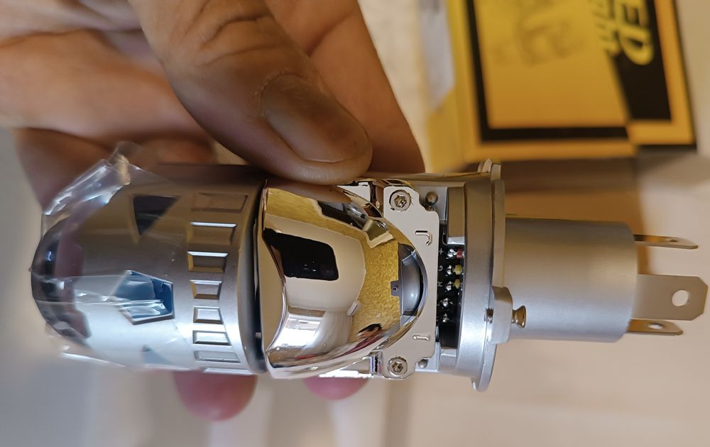 Bi led лампы Н4. H19 с линзами