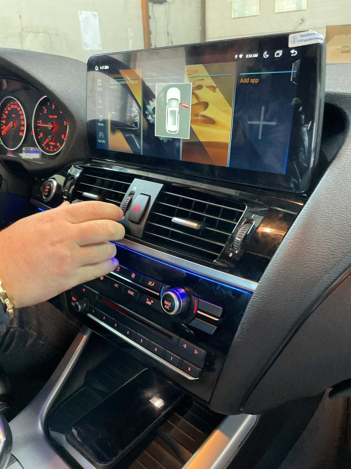 Navigatie android 12 dedicata BMW X3 F25 / X4 F26 carplay