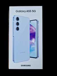 Samsung Galaxy A55 5G,nou,sigilat 8gb Ram,256 gb iceblue