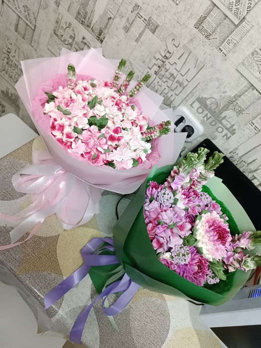 Букеты из зефира