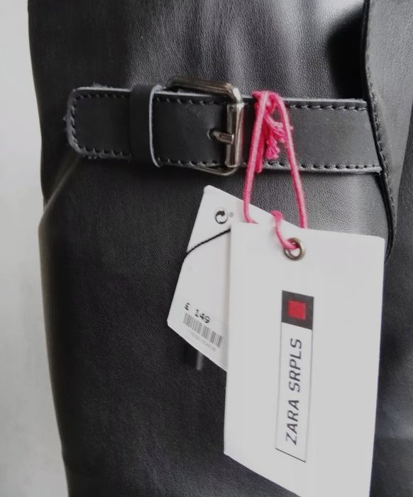 Cizme din piele naturala fina Zara SRPLS