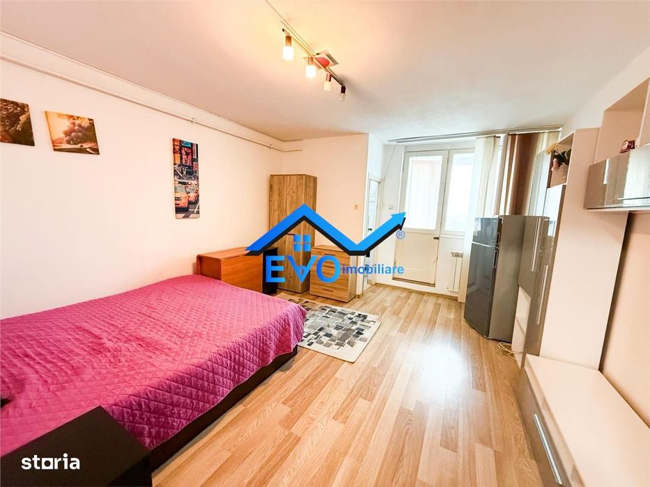 Garsoniera de inchiriat, 30 mp, centrala termica, zona Tatarasi