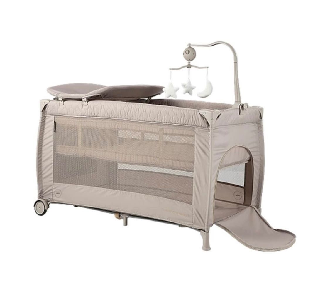 Chipolino bella преносима бебешка кошара + матрак Pierre Cardin