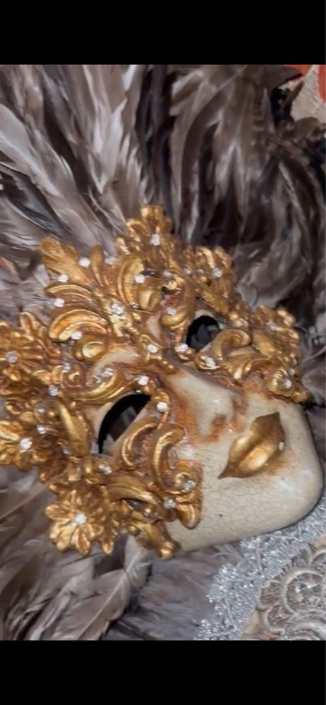 Masca venetiana de colectie autentica