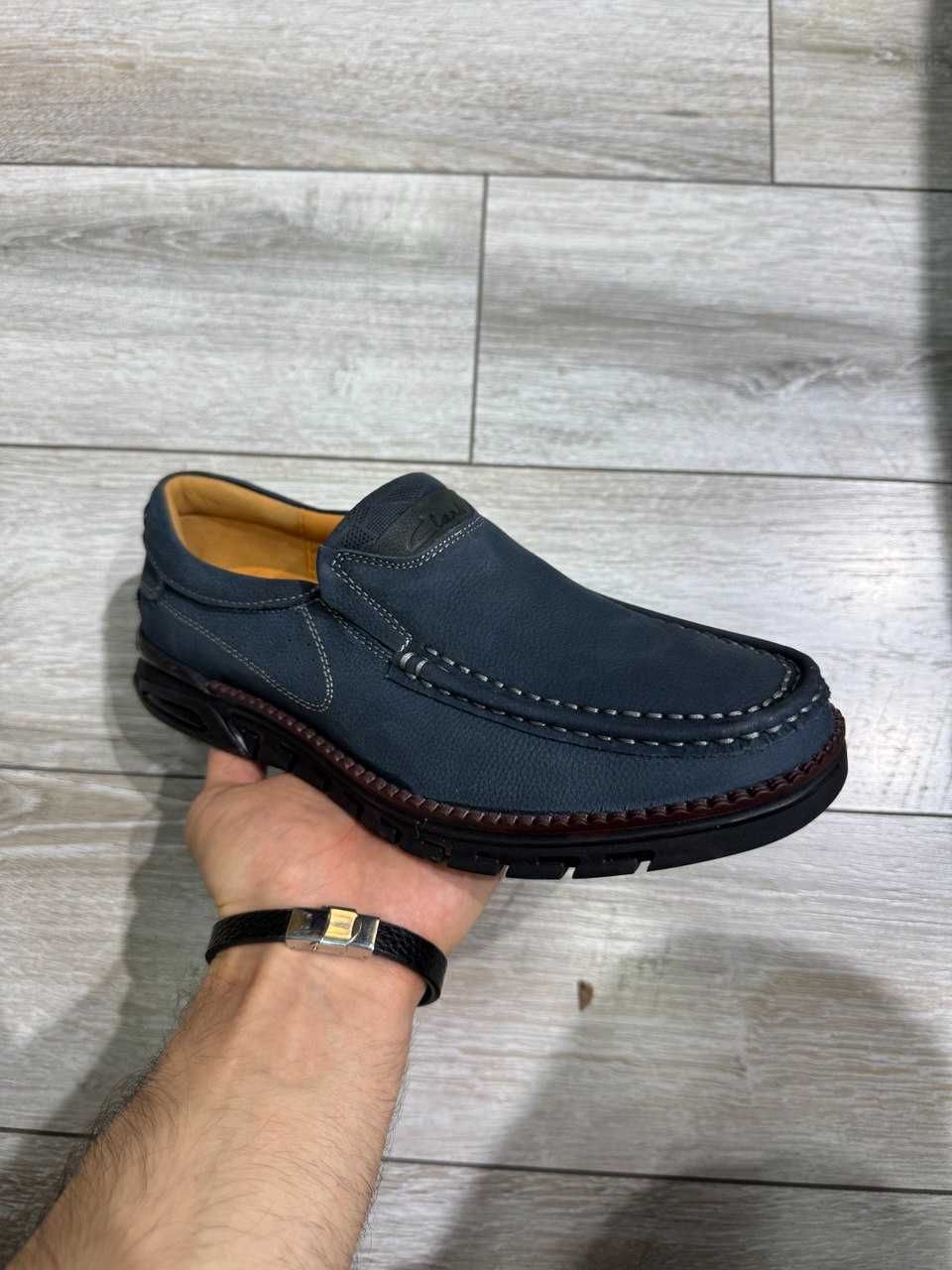 Кожаные мокасины Clarks