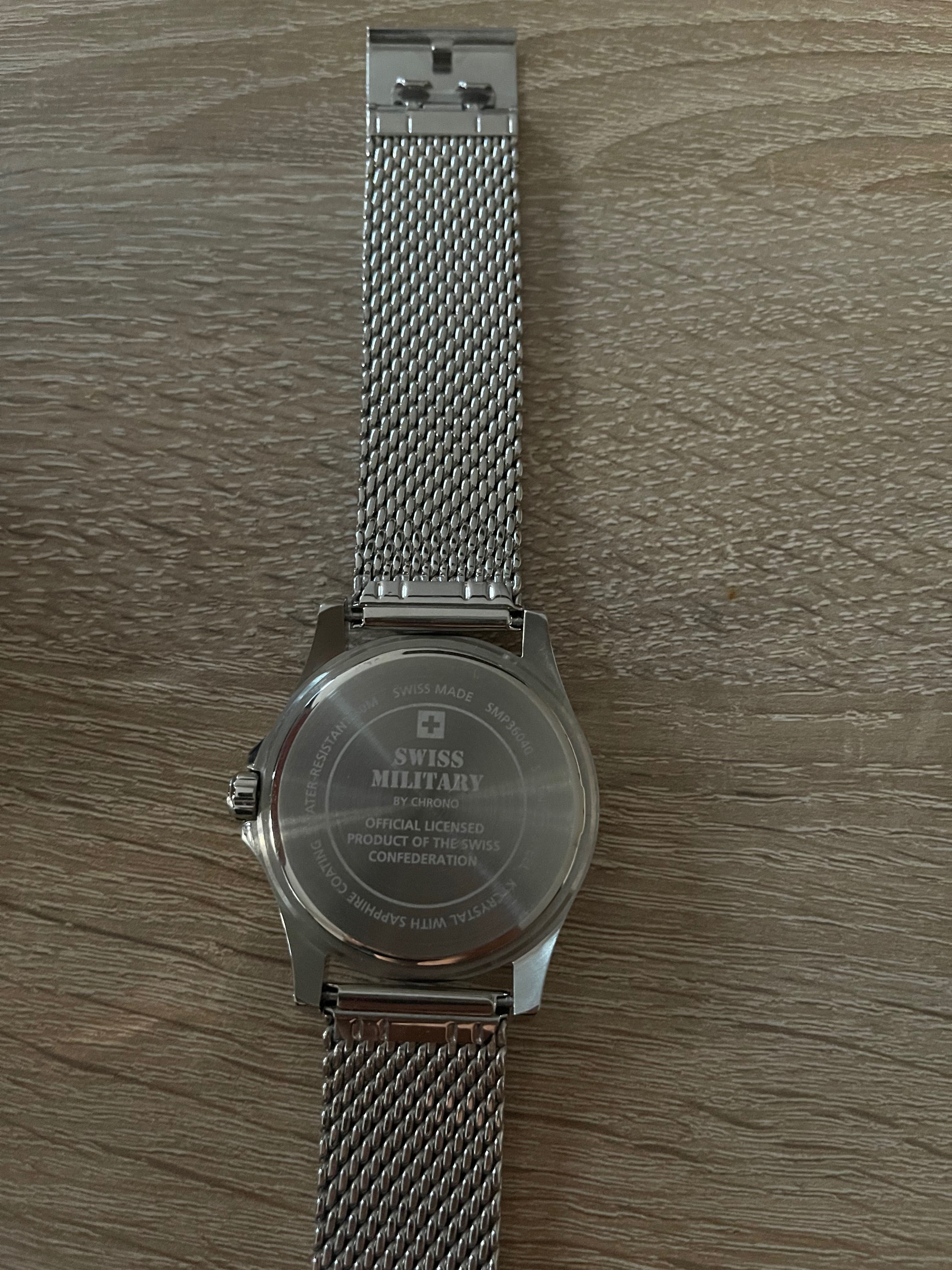 Мъжки часовник Swiss Military By Chrono SMP36040.09, 42mm, 5ATM