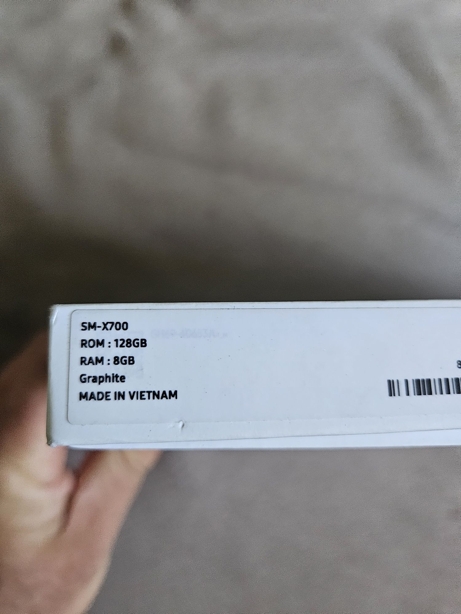 Samsung tab s8 128GB graphite