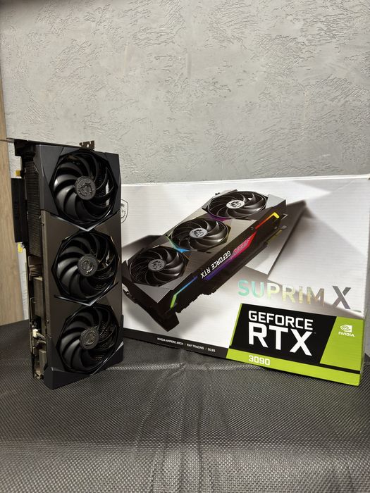 MSI rtx 3090 suprim X 24gb cea mai buna varianta de 3090 dintre toate