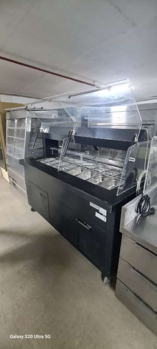 Прилавок для мороженого,линия раздачи,ларь,оборудование для ресторанов