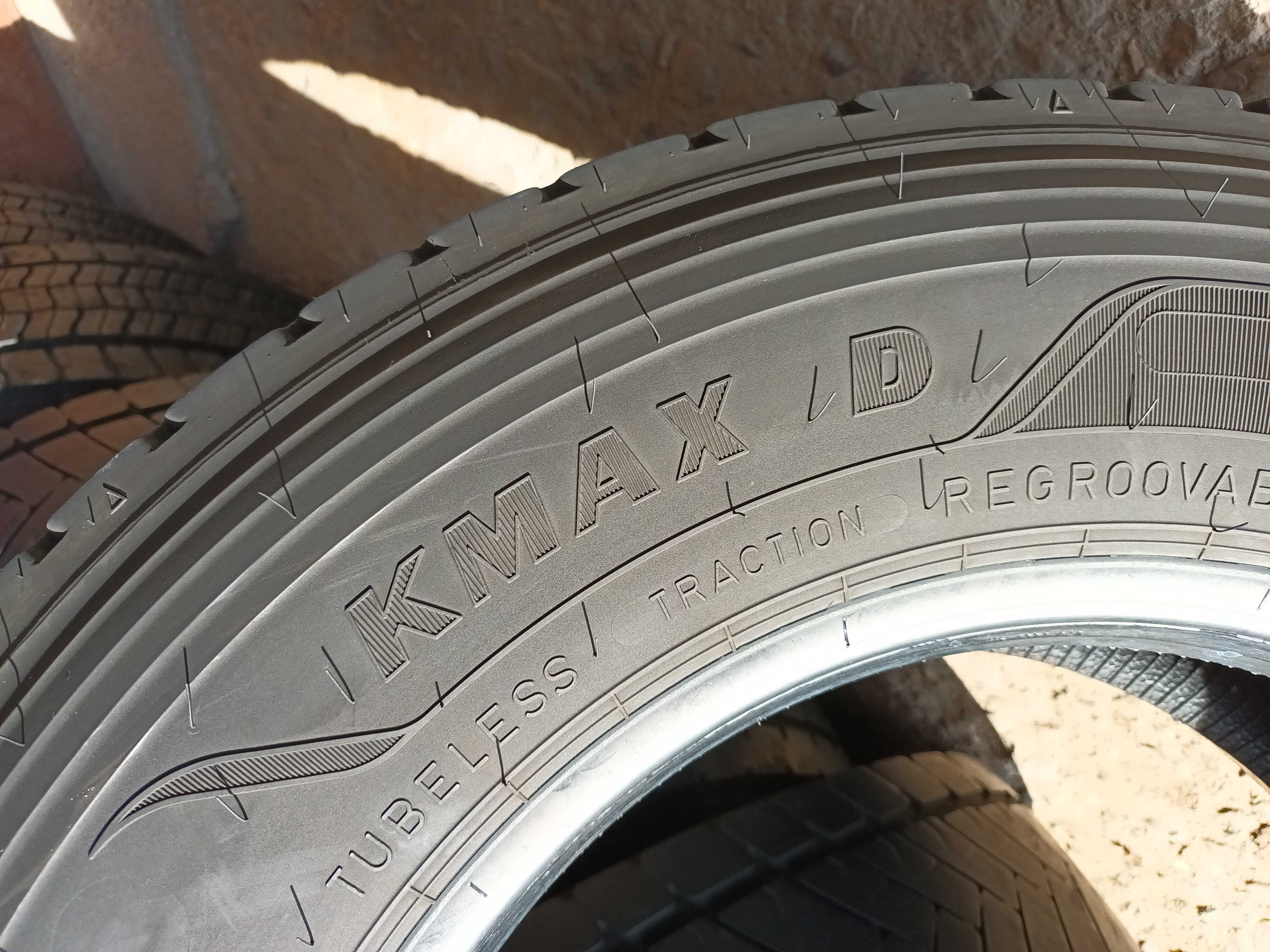 4 тежкотоварни гуми 245/70 R17.5 Goodyear KMax D 136/134M M+S