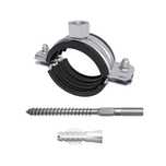 Coliere metalice cu garnitura set cu diblu - toate dimensiunile