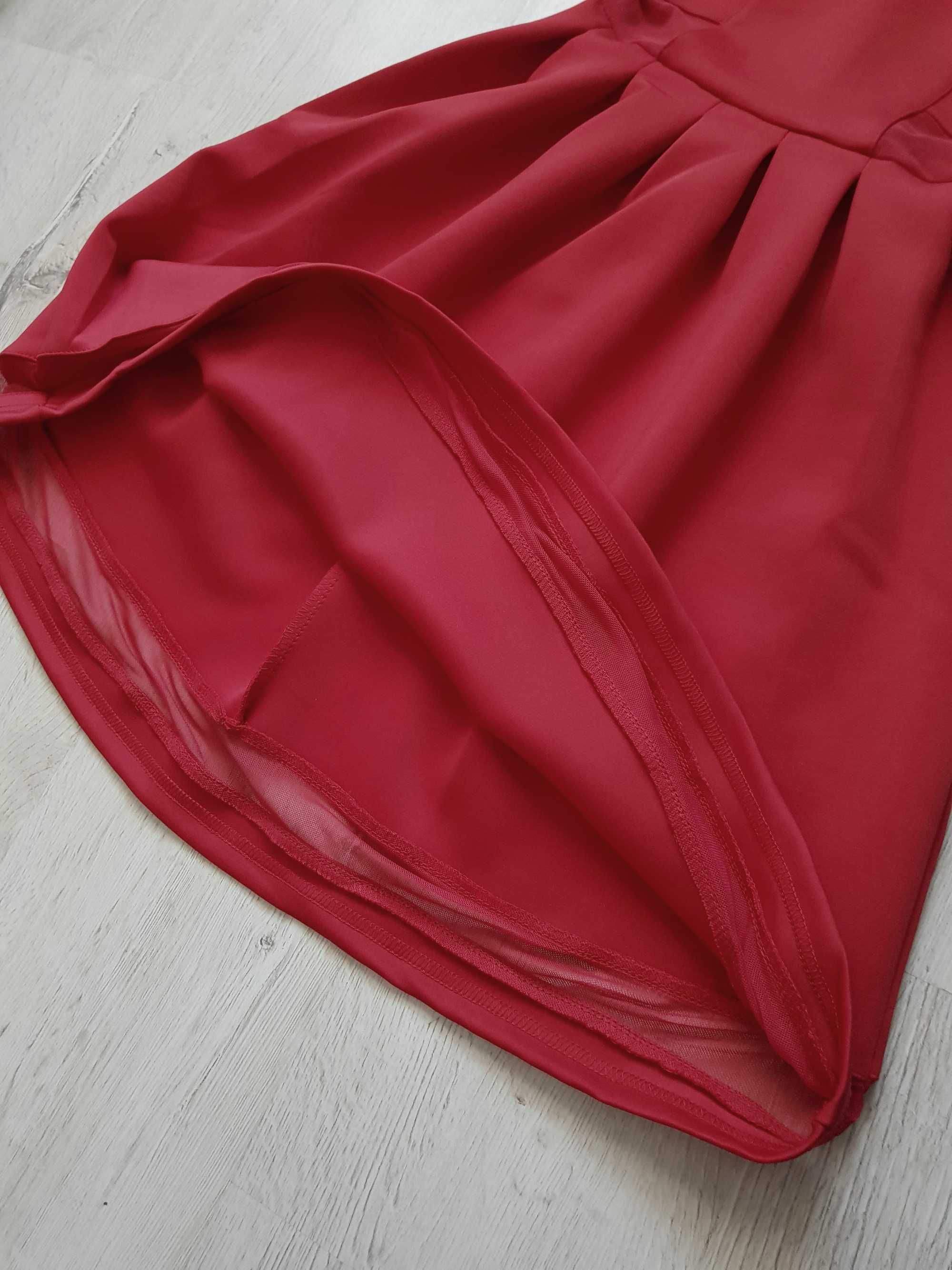Rochie midi rosie