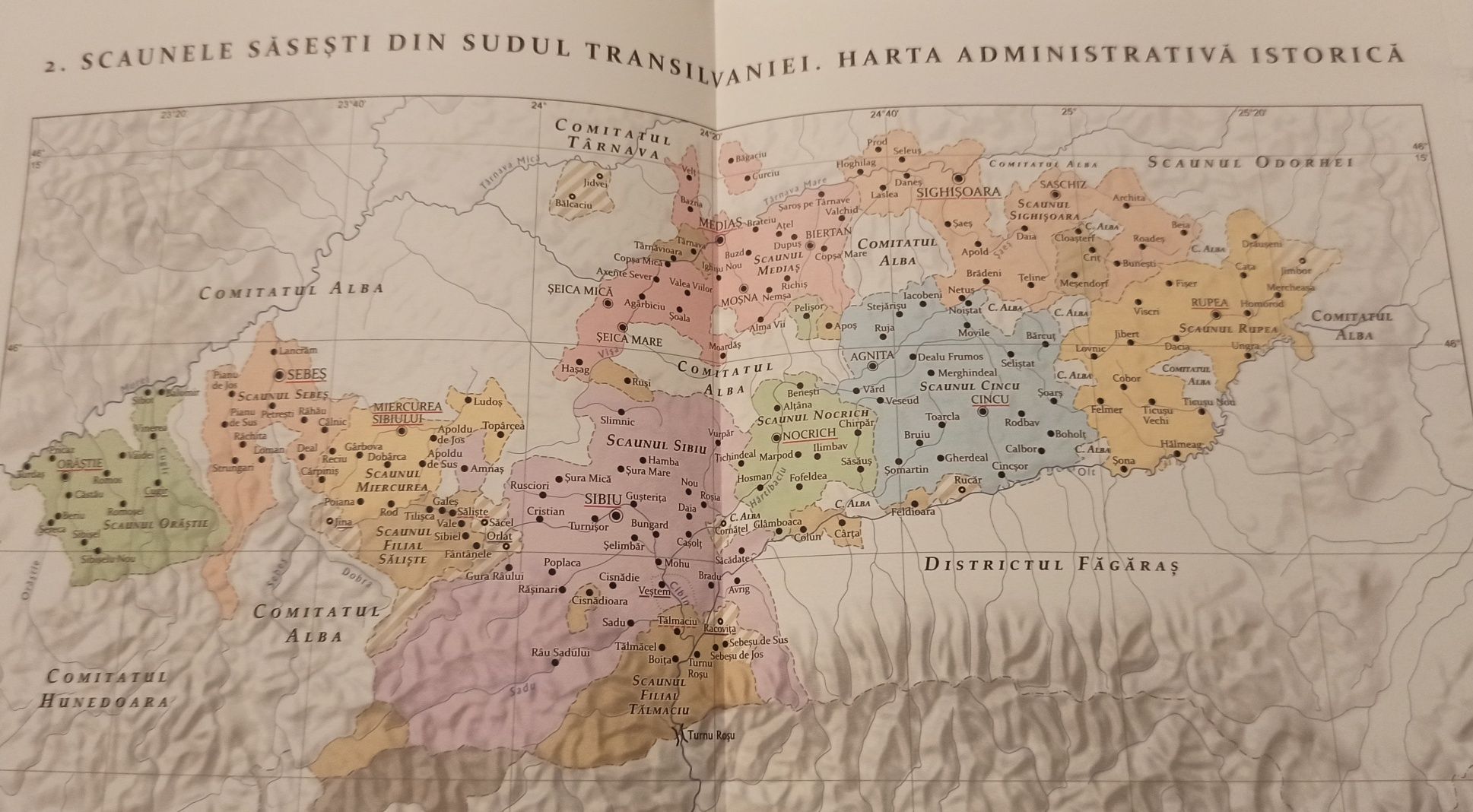 Scaunele săsești in documente cartografice din sec. 16-18, Andrei Nacu