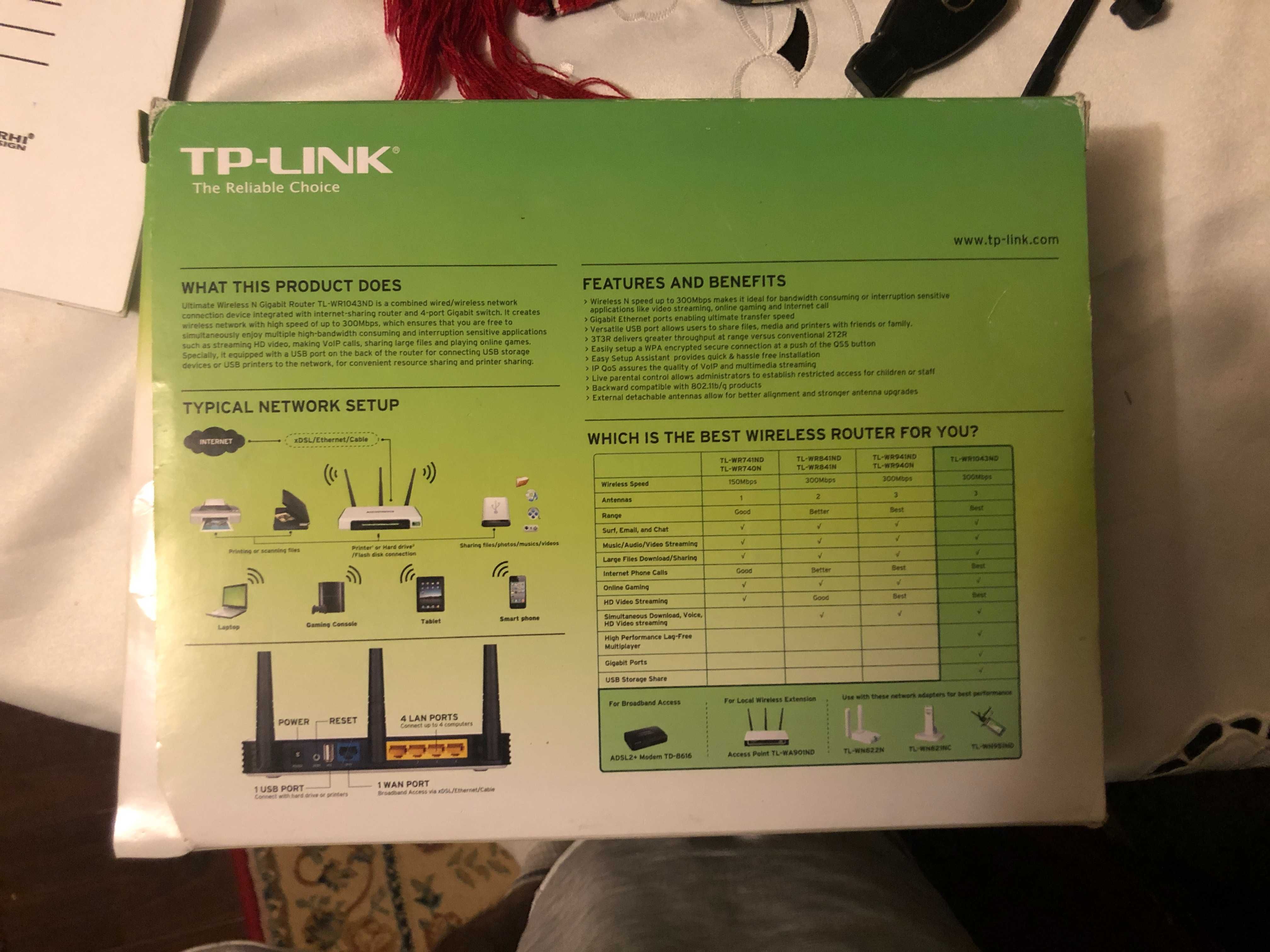 Router Tp Link TL-WR1043ND