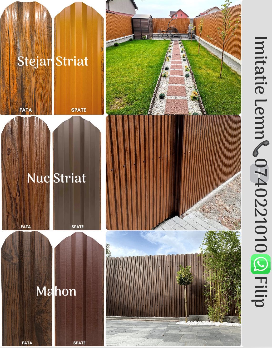 Gard Metalic - Sipca Metalica - Calitate Premium!